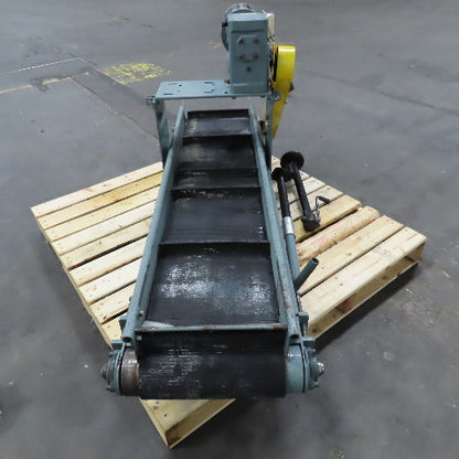 12" x 60" Adjustable Incline Slide Bed Belt Conveyor 208-230/480V 35FPM