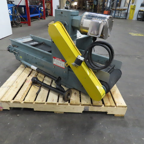 12" x 60" Adjustable Incline Slide Bed Belt Conveyor 208-230/480V 35FPM