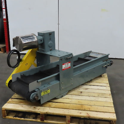 12" x 60" Adjustable Incline Slide Bed Belt Conveyor 208-230/480V 35FPM