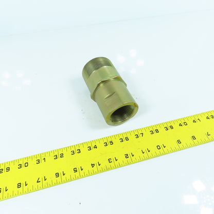 2" BSPP Male x 1-1/4" NPT Female Inline Reducing Check Valve