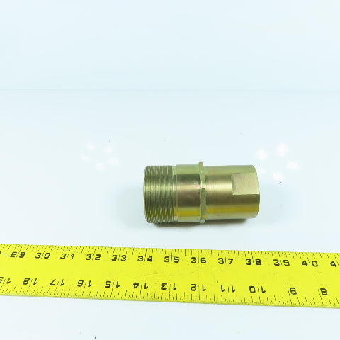 2" BSPP Male x 1-1/4" NPT Female Inline Reducing Check Valve