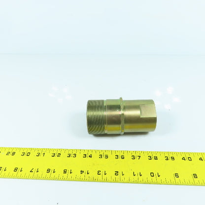 2" BSPP Male x 1-1/4" NPT Female Inline Reducing Check Valve
