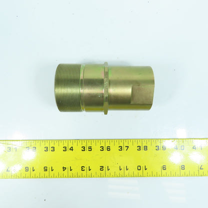 2" BSPP Male x 1-1/4" NPT Female Inline Reducing Check Valve