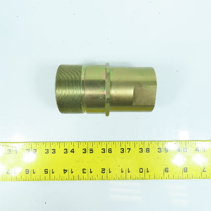 2" BSPP Male x 1-1/4" NPT Female Inline Reducing Check Valve