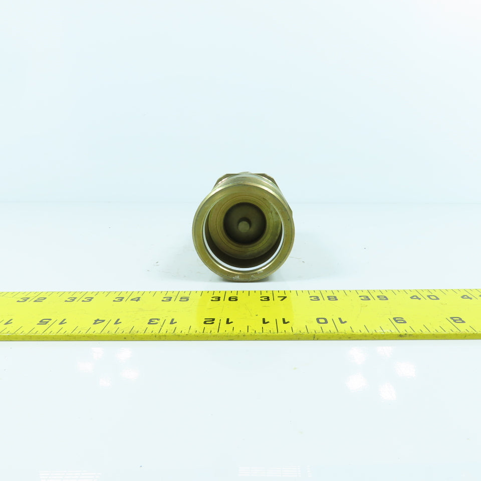 2" BSPP Male x 1-1/4" NPT Female Inline Reducing Check Valve