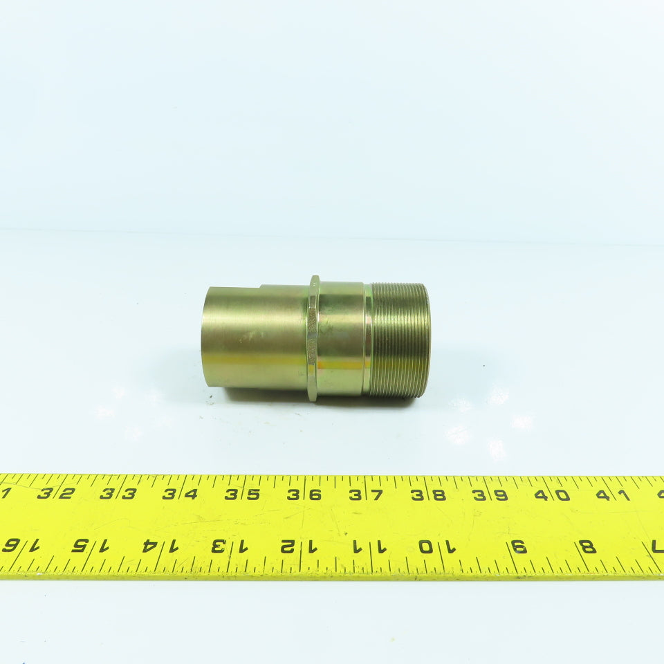 2" BSPP Male x 1-1/4" NPT Female Inline Reducing Check Valve