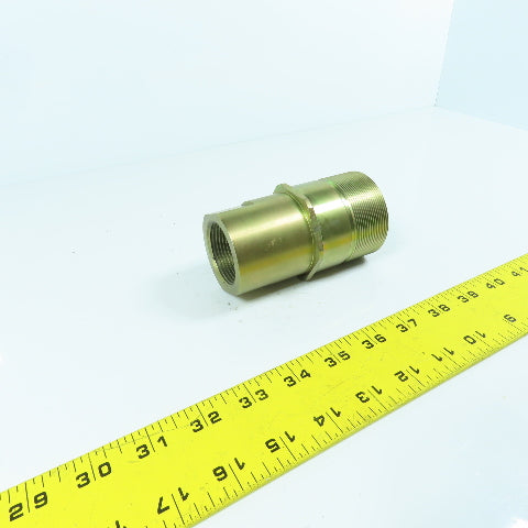 2" BSPP Male x 1-1/4" NPT Female Inline Reducing Check Valve