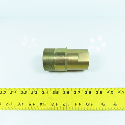 2" BSPP Male x 1-1/4" NPT Female Inline Reducing Check Valve