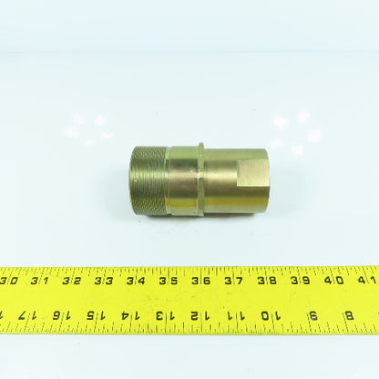 2" BSPP Male x 1-1/4" NPT Female Inline Reducing Check Valve