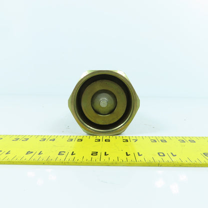2" BSPP Female Swivel x 1-1/4" NPT Female Inline Reducing Check Valve