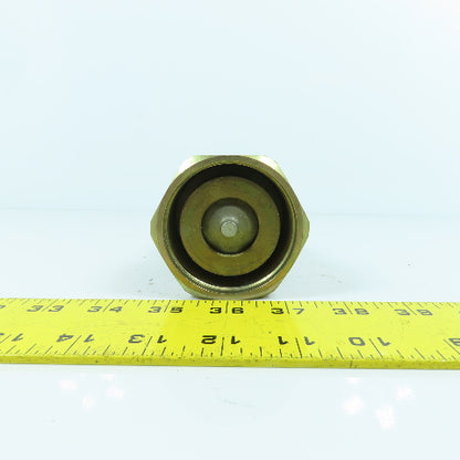 2" BSPP Female Swivel x 1-1/4" NPT Female Inline Reducing Check Valve