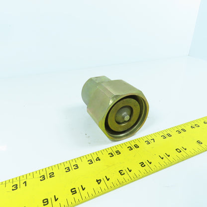 2" BSPP Female Swivel x 1-1/4" NPT Female Inline Reducing Check Valve