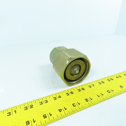 2" BSPP Female Swivel x 1-1/4" NPT Female Inline Reducing Check Valve
