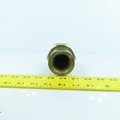 2" BSPP Female Swivel x 1-1/4" NPT Female Inline Reducing Check Valve