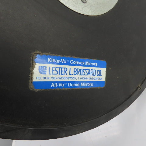 Klear-Vu 18" Diameter Convex Round Safety Mirror W/ Mounting Bracket