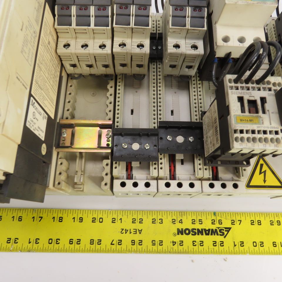Siemens Rittal 25A Power Distribution Module 3-Circuit Protectors 40A Main