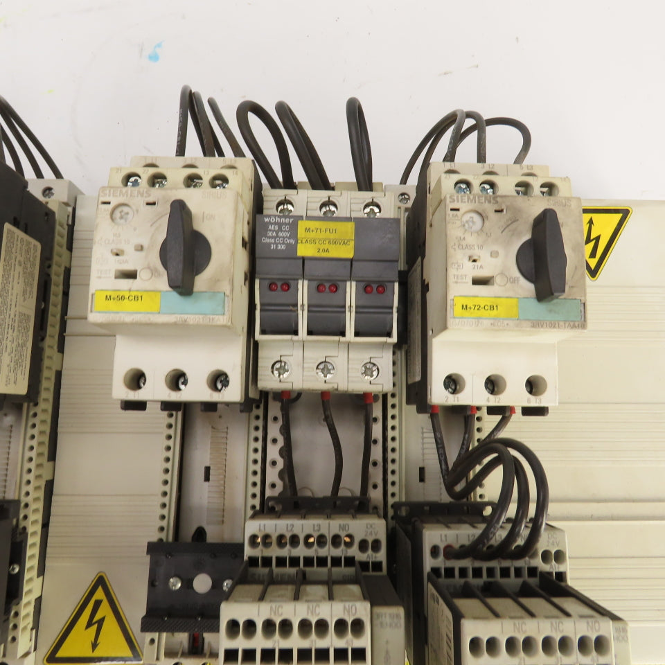 Siemens Rittal 25A Power Distribution Module 3-Circuit Protectors 40A Main