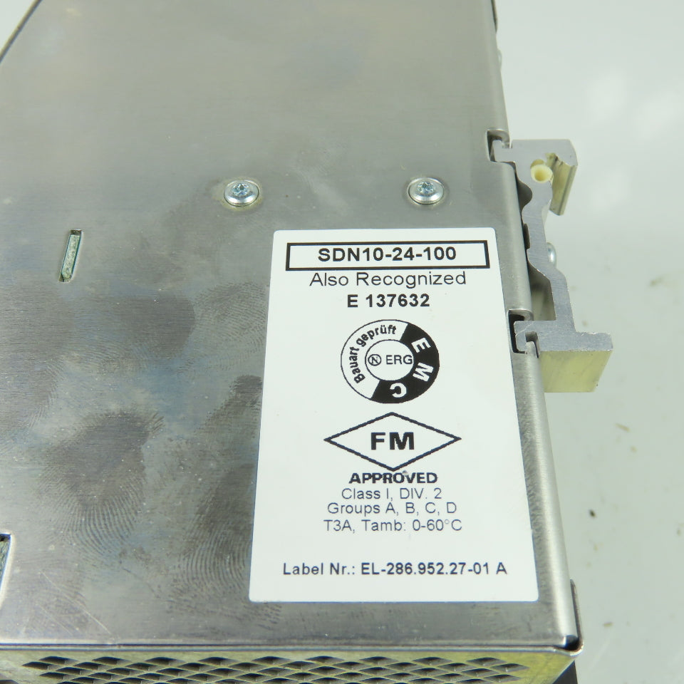 SOLA SDN 10-24-100 Power Supply 115/230VAC 24VDC 10A