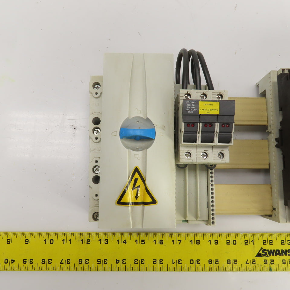 Siemens 3RV1742-5LD10 3RV1742-5DD10 Busbar Mounted Motor Circuit Breaker Assy.