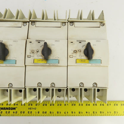 Siemens 3RV1742-5LD10 3RV1742-5DD10 Busbar Mounted Motor Circuit Breaker Assy.