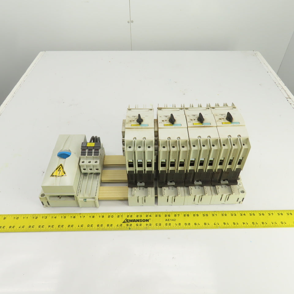 Siemens 3RV1742-5LD10 3RV1742-5DD10 Busbar Mounted Motor Circuit Breaker Assy.