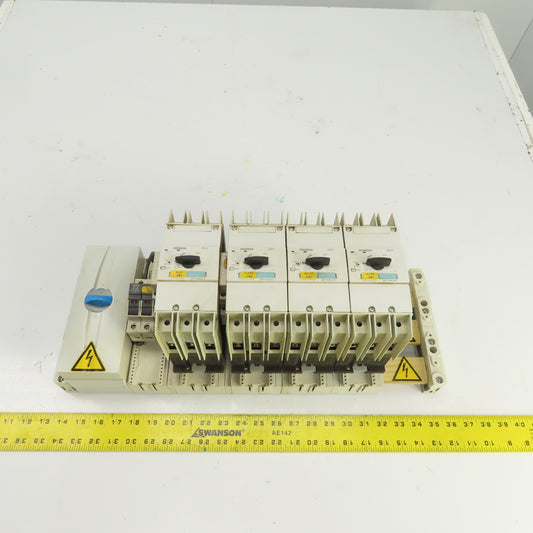 Siemens 3RV1742-5DD10 3RV1742-5LD10 Busbar Mounted Motor Circuit Breaker Assy.