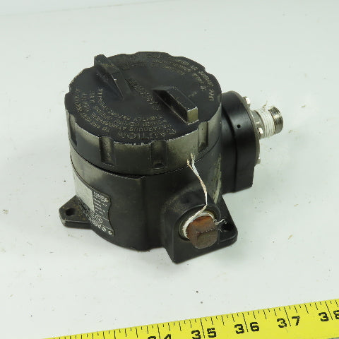 Ashcroft B 750S X06 Explosion Proof Pressure Switch 15A 125/250VAC Range 100PSI