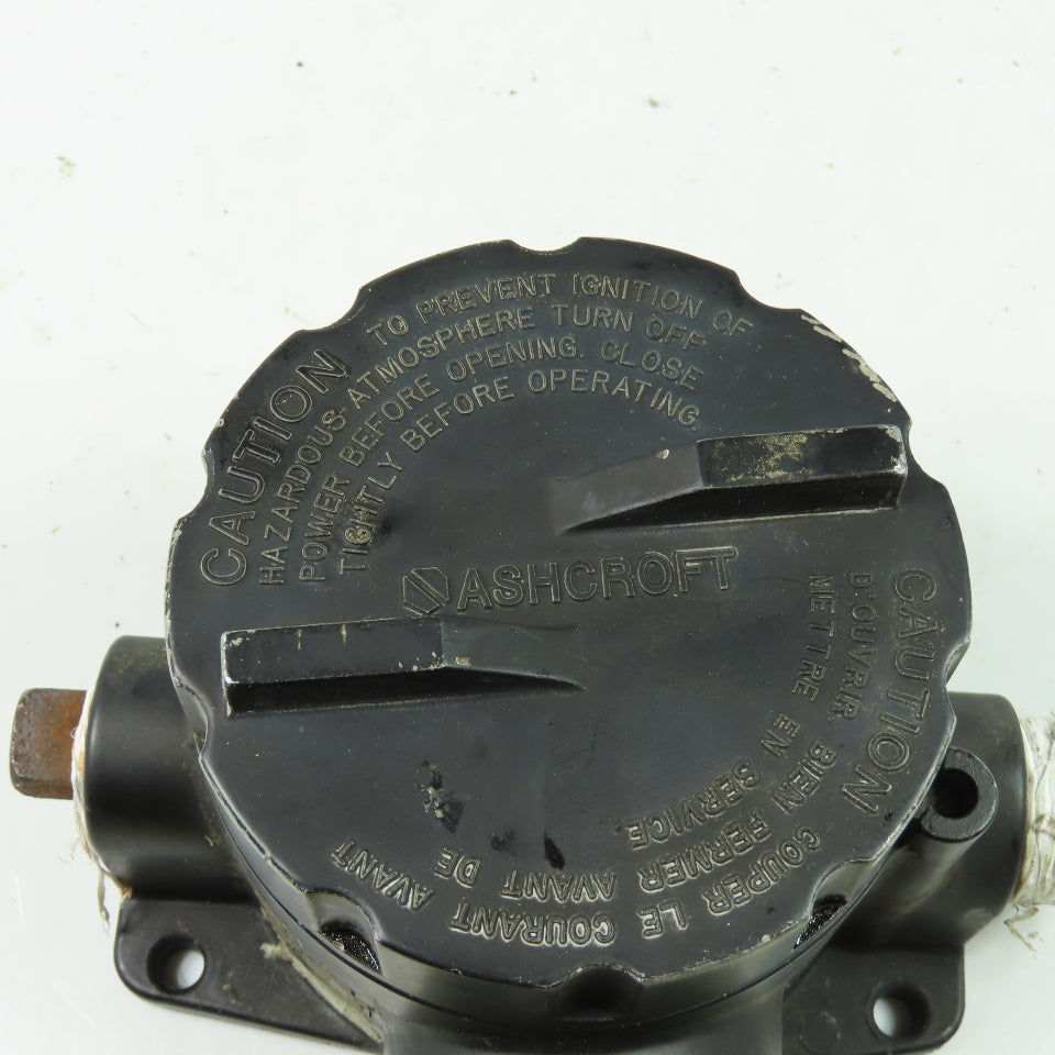Ashcroft B 750S X06 Explosion Proof Pressure Switch 15A 125/250VAC Range 100PSI
