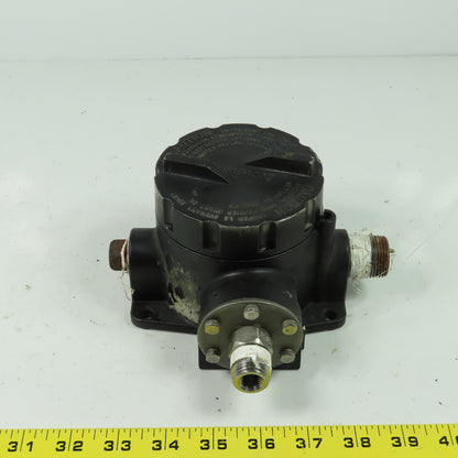 Ashcroft B 750S X06 Explosion Proof Pressure Switch 15A 125/250VAC Range 100PSI