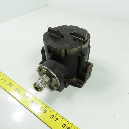 Ashcroft B 750S X06 Explosion Proof Pressure Switch 15A 125/250VAC Range 100PSI