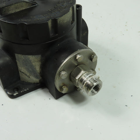 Ashcroft B 750S X06 Explosion Proof Pressure Switch 15A 125/250VAC Range 100PSI