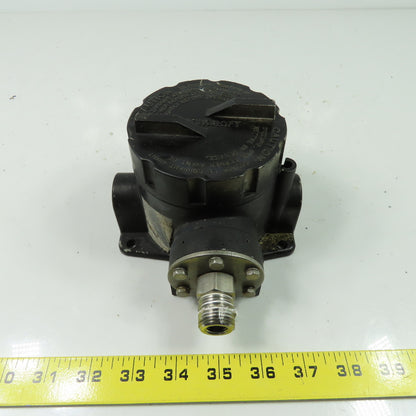Ashcroft B 750S X06 Explosion Proof Pressure Switch 15A 125/250VAC Range 100PSI