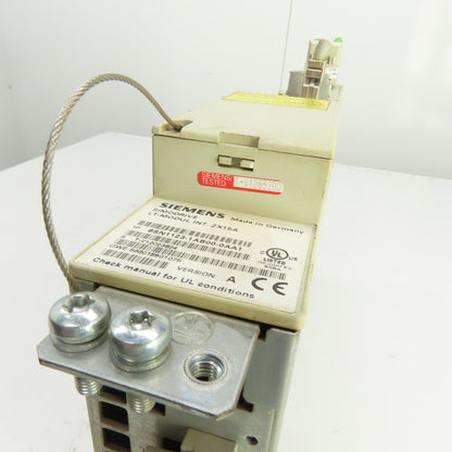 Siemens 6SN1118-0DK21-0AA1 Ver B Simodrive 6SN1123-1AB00-0AA1 LT Modul Int 2X15A
