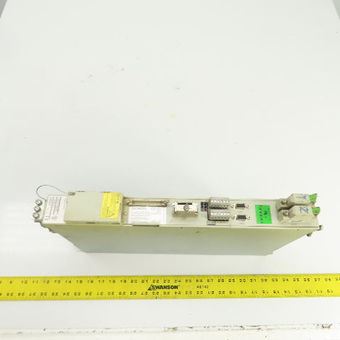 Siemens 6SN1118-0DK21-0AA1 Ver A Simodrive 6SN1123-1AB00-0AA1 LT Modul Int 2X15A