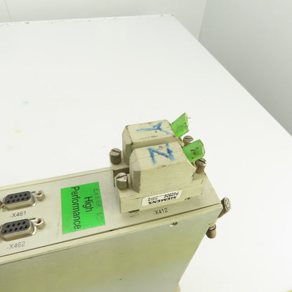 Siemens 6SN1118-0DK21-0AA1 Ver A Simodrive 6SN1123-1AB00-0AA1 LT Modul Int 2X15A