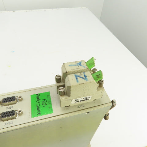 Siemens 6SN1118-0DK21-0AA1 Ver A Simodrive 6SN1123-1AB00-0AA1 LT Modul Int 2X15A