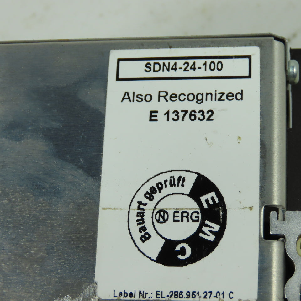 Sola SDN 4-24-100 Power Supply 115-230VAC 24VDC 4A