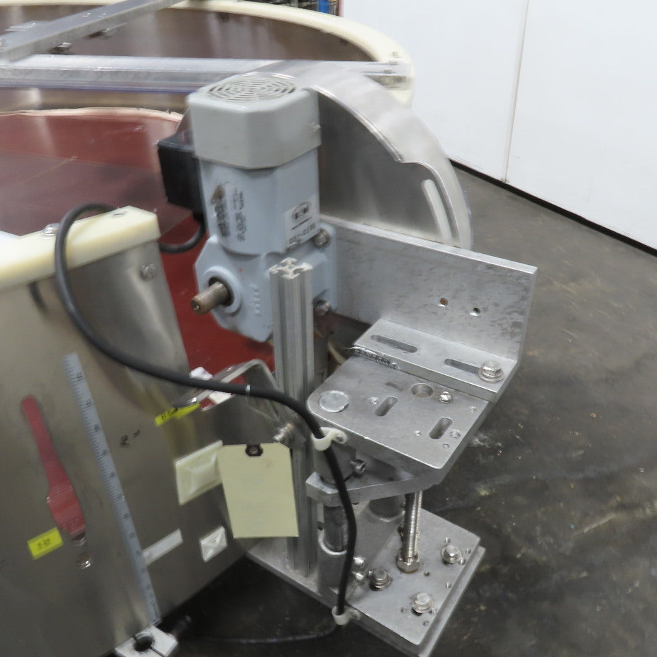 Rotating Bottle Upright Unscrambling Conveyor Turntable 65" Bowl 1Ph & 3Ph