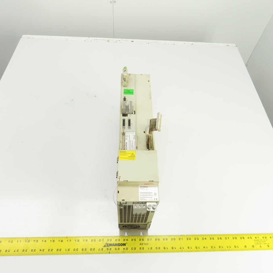 Siemens 6SN1118-0DJ21-0AA1 Ver A Simodrive 6SN1123-1AA00-0DA1 LT-Modul Int 80A