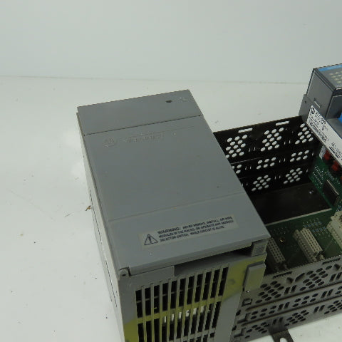 Allen Bradley SLC 500 Power Supply 10 Slot Chassis Rack Ser C