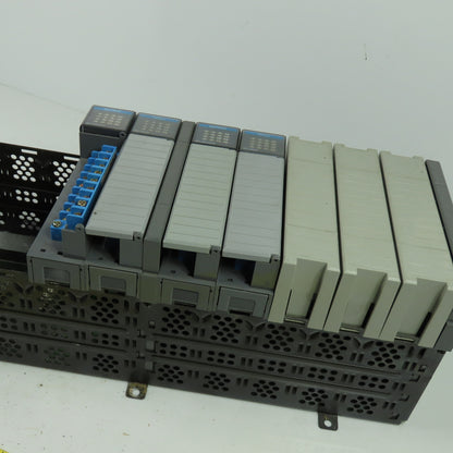 Allen Bradley SLC 500 Power Supply 10 Slot Chassis Rack Ser C
