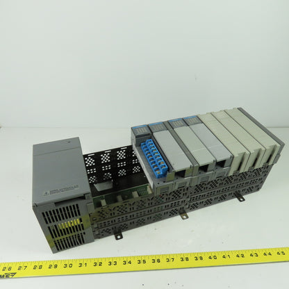 Allen Bradley SLC 500 Power Supply 10 Slot Chassis Rack Ser C