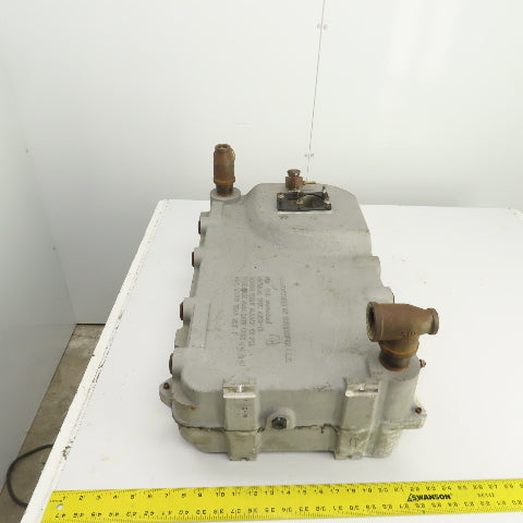 ECR International 12101011 Water Heat Exchanger Oil Cooler Pan 50PSI 200°F