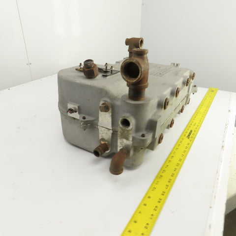 ECR International 12101011 Water Heat Exchanger Oil Cooler Pan 50PSI 200°F