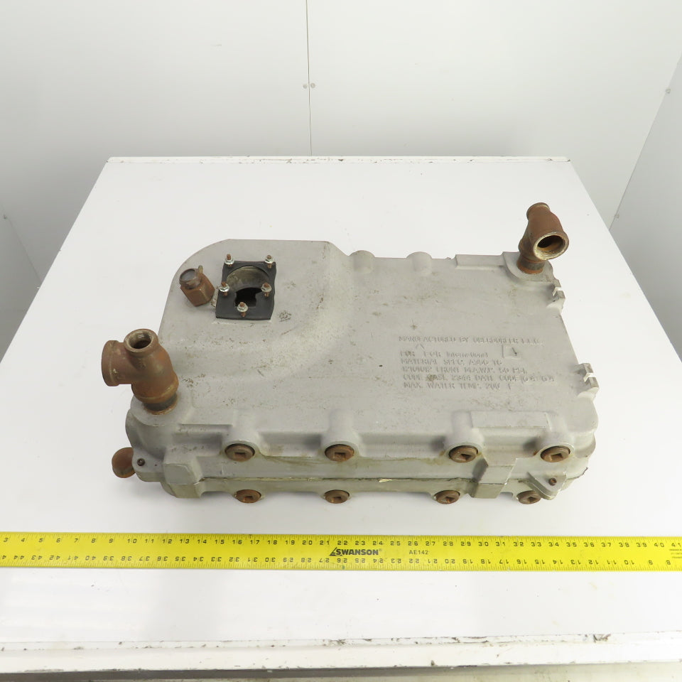 ECR International 12101011 Water Heat Exchanger Oil Cooler Pan 50PSI 200°F