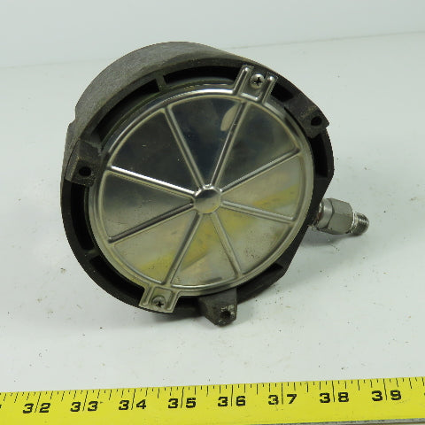 Ashcroft 200PSI Duragauge Pressure Gauge Back Mount Bronze Tube Brass Socket