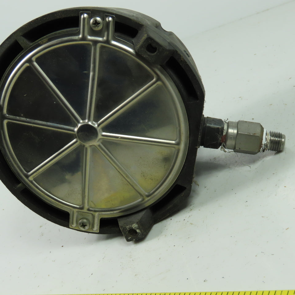 Ashcroft 200PSI Duragauge Pressure Gauge Back Mount Bronze Tube Brass Socket