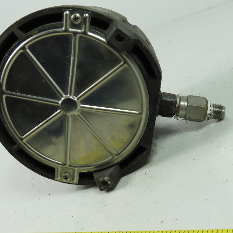 Ashcroft 200PSI Duragauge Pressure Gauge Back Mount Bronze Tube Brass Socket