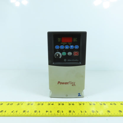 Allen Bradley 22B-D2P3N104 Ser A 1HP 0.75kW AC Drive 380-480V 3PH In 0-460V Out