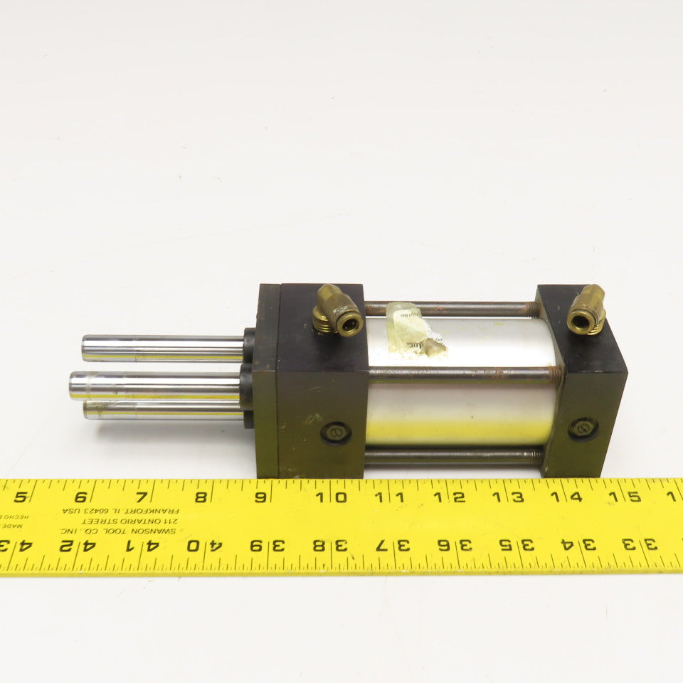 TRD Bimba 2" Bore 2" Stroke Triple Rod Guided Air Cylinder 250PSI